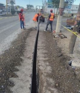 Apertura de zanja Reynosa
