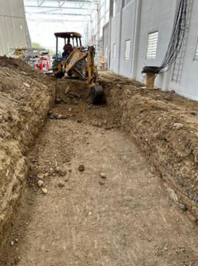 Excavación de trinchera