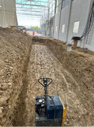 Compactación de trinchera
