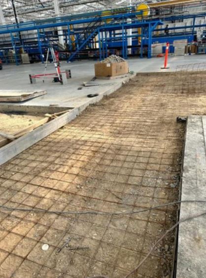 Avance de armado de acero